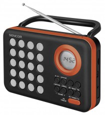 Sencor SRD 220 BOR hordozható rádió Audio-Video / Hifi / Multimédia - Rádió / órás rádió - Hordozható, zseb-, táska rádió - 288062