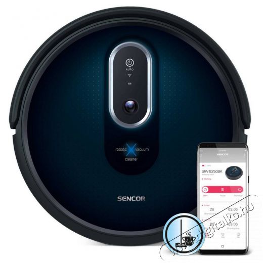 Sencor SRV 8250BK Robotporszívó - sötétkék Háztartás / Otthon / Kültér - Porszívó / takarítógép - Robotporszívó - 353320
