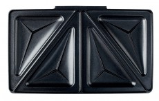 Sencor SSM 4200SS Szendvicssütő - fekete/acél Konyhai termékek - Konyhai kisgép (sütés / főzés / hűtés / ételkészítés) - Melegszendvics / gofri sütő - 274776