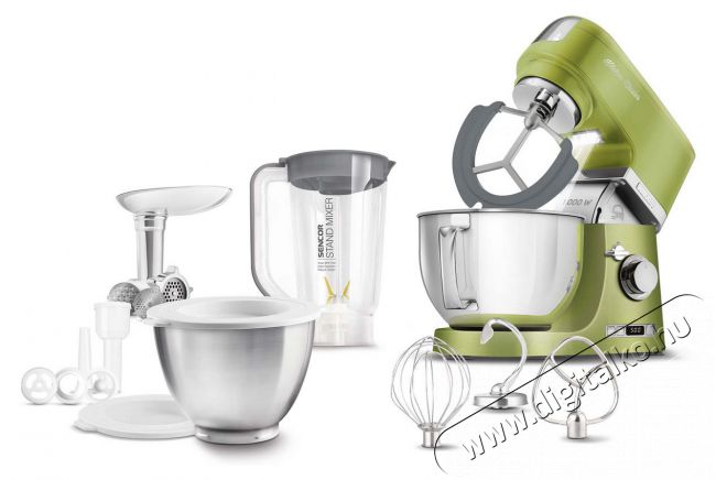 Sencor STM 7870GG Konyhai robotgép - limezöld Konyhai termékek - Konyhai kisgép (előkészítés / feldolgozás) - Konyhai robotgép - 353322