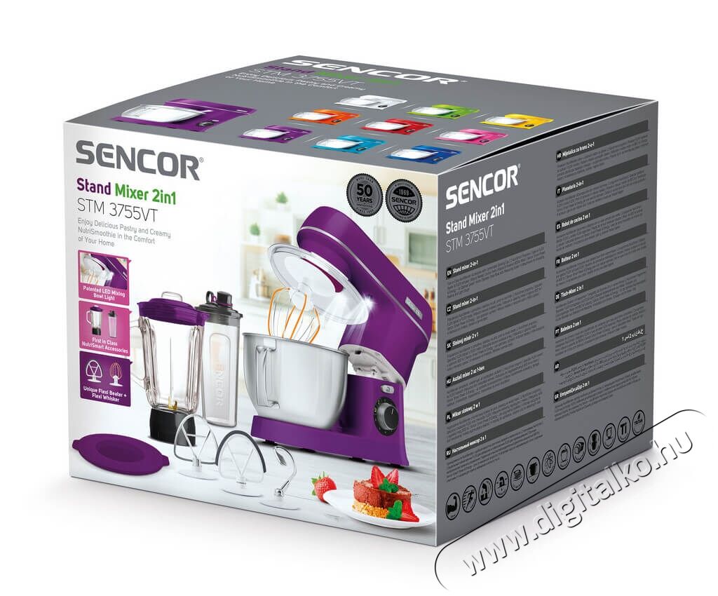 Sencor STM 3755VT konyhai robotgép Konyhai termékek - Konyhai kisgép (előkészítés / feldolgozás) - Konyhai robotgép - 349358