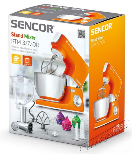 Sencor STM 3773OR konyhai robotgép Konyhai termékek - Konyhai kisgép (előkészítés / feldolgozás) - Konyhai robotgép - 329100