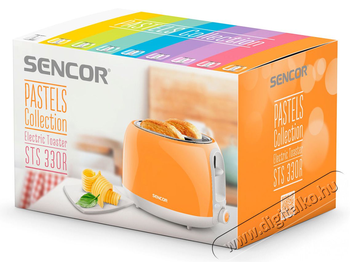 Sencor STS 33OR kenyérpirító Konyhai termékek - Konyhai kisgép (sütés / főzés / hűtés / ételkészítés) - Kenyérpirító - 296142