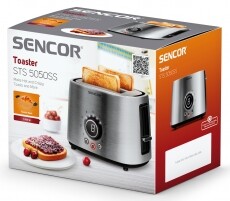 Sencor STS 5050SS kenyérpirító Konyhai termékek - Konyhai kisgép (sütés / főzés / hűtés / ételkészítés) - Kenyérpirító - 330726