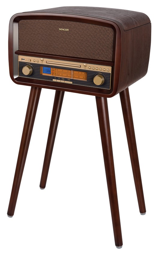 Sencor STT 019U Retro lemezjátszó Audio-Video / Hifi / Multimédia - Hordozható CD / DVD / Multimédia készülék - Hordozható CD / Multimédia rádiómagnó / Boombox - 320826