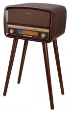 Sencor STT 019U Retro lemezjátszó Audio-Video / Hifi / Multimédia - Hordozható CD / DVD / Multimédia készülék - Hordozható CD / Multimédia rádiómagnó / Boombox - 320826
