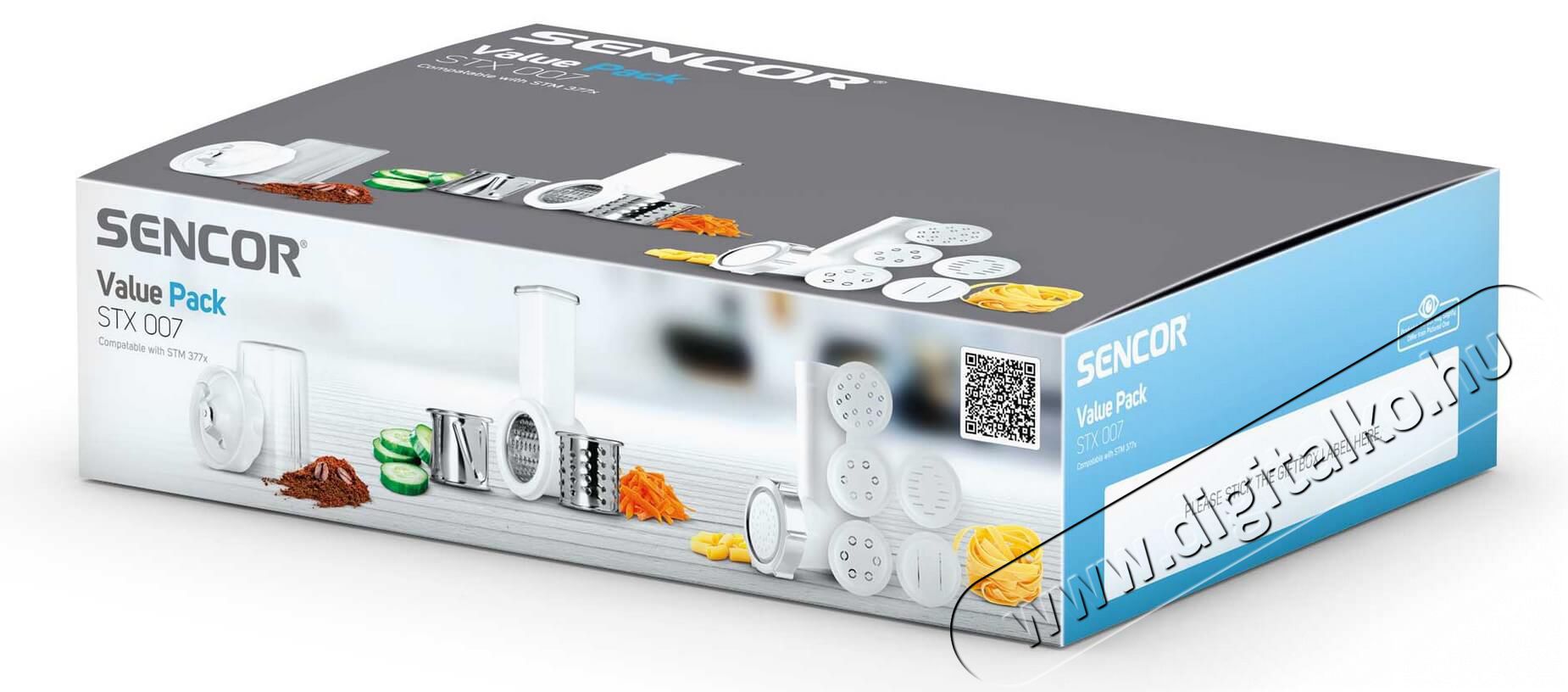 Sencor STX 007 STM 377X szeletelő és reszelő, tésztakészítő, kávé-, fűszernövény- és fűszerdaráló Konyhai termékek - Konyhai kisgép (előkészítés / feldolgozás) - Szeletelő / reszelő gép - 336118
