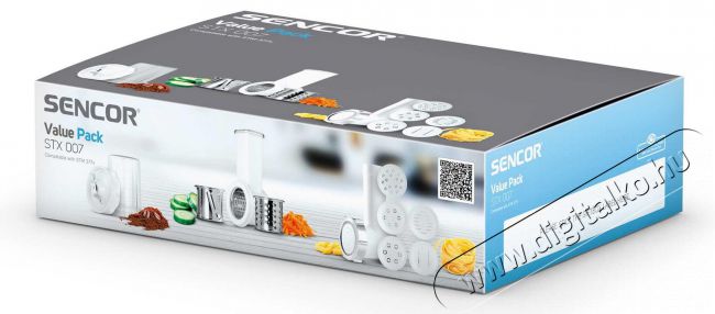 Sencor STX 007 STM 377X szeletelő és reszelő, tésztakészítő, kávé-, fűszernövény- és fűszerdaráló Konyhai termékek - Konyhai kisgép (előkészítés / feldolgozás) - Szeletelő / reszelő gép - 336118