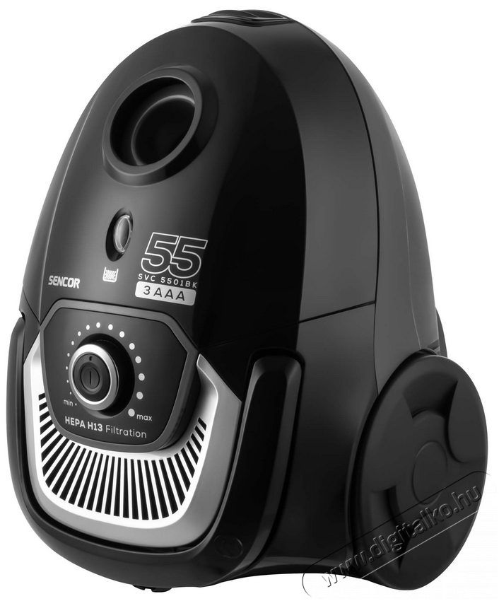 Sencor SVC 5501BK porszívó Háztartás / Otthon / Kültér - Porszívó / takarítógép - Porzsákos porszívó - 361500