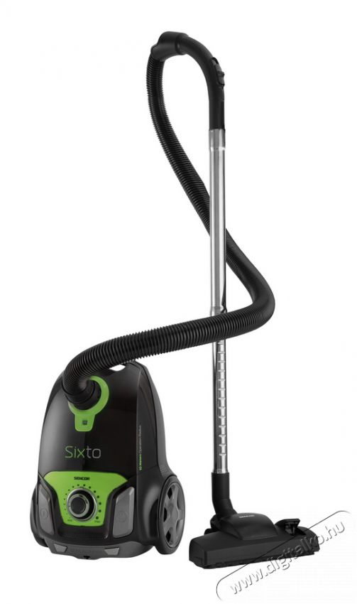 Sencor SVC 6900GR 4AAAA EcoPower Porzsákos porszívó - zöld Háztartás / Otthon / Kültér - Porszívó / takarítógép - Porzsákos porszívó - 349367