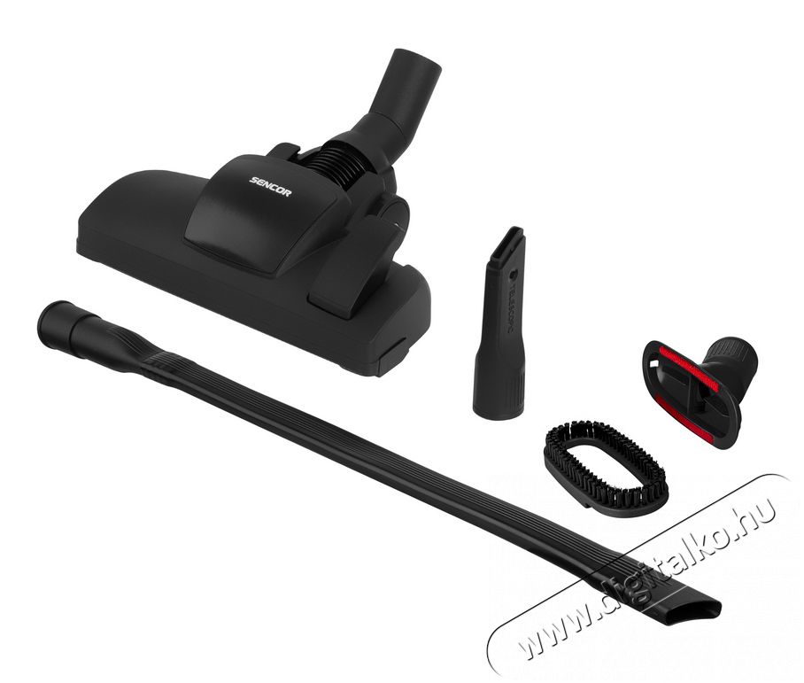 Sencor SVC 6900GR 4AAAA EcoPower Porzsákos porszívó - zöld Háztartás / Otthon / Kültér - Porszívó / takarítógép - Porzsákos porszívó - 349367