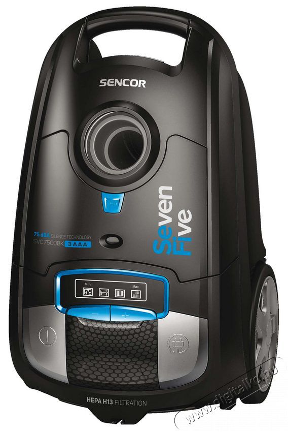 Sencor SVC 7500BK 3AAA PorzsákosPorszívó Háztartás / Otthon / Kültér - Porszívó / takarítógép - Porzsákos porszívó - 364633
