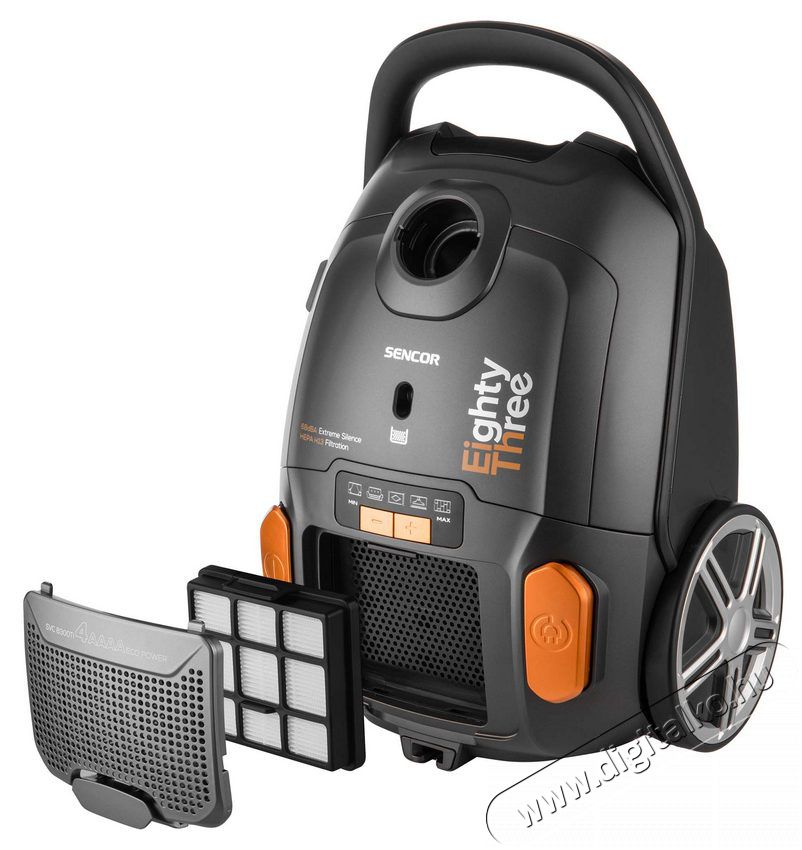 Sencor SVC 8300TI 4AAAA ECO Power Porzsákos Porszívó Háztartás / Otthon / Kültér - Porszívó / takarítógép - Porzsákos porszívó - 361501