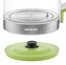 Sencor SWK 2197GG Üveg Vízforraló - zöld Konyhai termékek - Vízforraló / teafőző - 352053