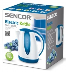 Sencor SWK 1812BL Vízforraló - fehér/kék Konyhai termékek - Vízforraló / teafőző - 274720