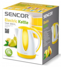Sencor SWK 1816YL Vízforraló - fehér/sárga Konyhai termékek - Vízforraló / teafőző - 274724
