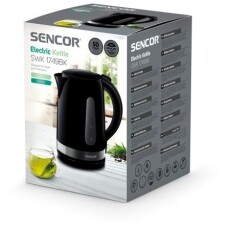 Sencor SWK 1749BK Vízforraló - fekete Konyhai termékek - Vízforraló / teafőző - 352045