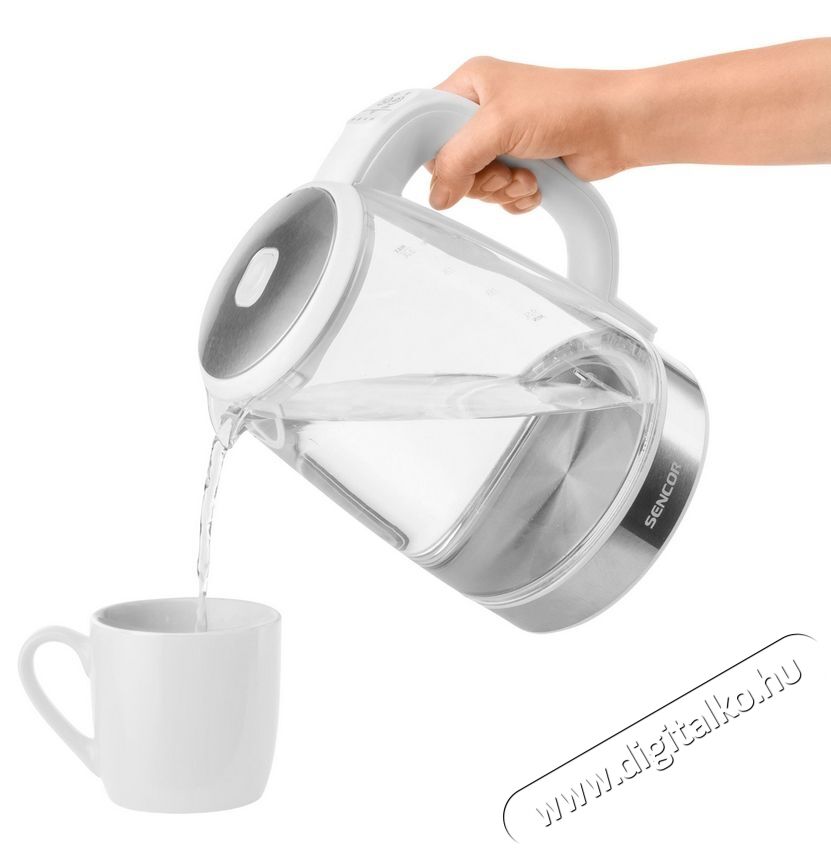 Sencor SWK 2190WH Üveg Vízforraló 2 L Konyhai termékek - Vízforraló / teafőző - 352046