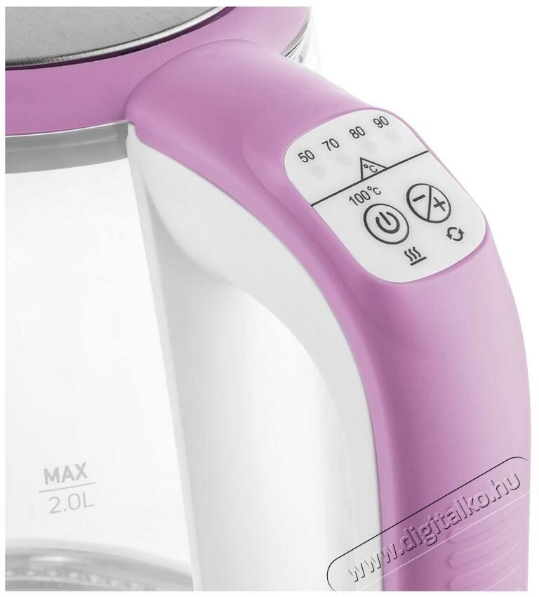 Sencor SWK 2198RS Üveg Vízforraló - pink Konyhai termékek - Vízforraló / teafőző - 352054