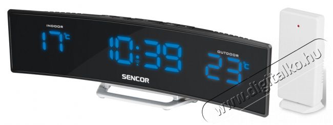 Sencor SWS 212 RC időjárás állomás Háztartás / Otthon / Kültér - Lakásfelszerelés - Időjárás állomás - 288050