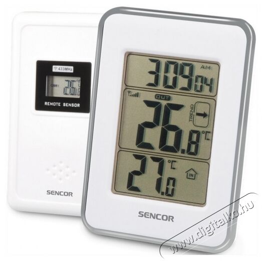 Sencor SWS 25 WS hőmérő Háztartás / Otthon / Kültér - Lakásfelszerelés - Hőmérő / barométer - 285388