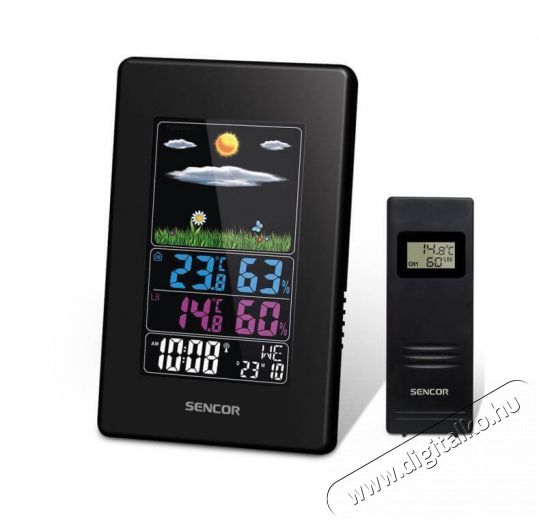 Sencor SWS 4000 időjárás állomás Háztartás / Otthon / Kültér - Lakásfelszerelés - Időjárás állomás - 349376