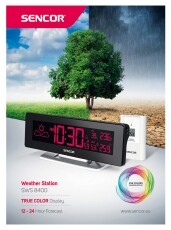 Sencor SWS 8400 időjárás állomás Háztartás / Otthon / Kültér - Lakásfelszerelés - Időjárás állomás - 330753