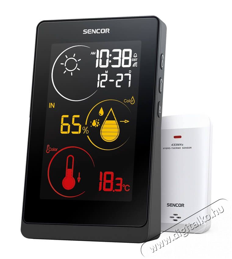 Sencor SWS 8800 időjárás állomás Háztartás / Otthon / Kültér - Lakásfelszerelés - Időjárás állomás - 349384