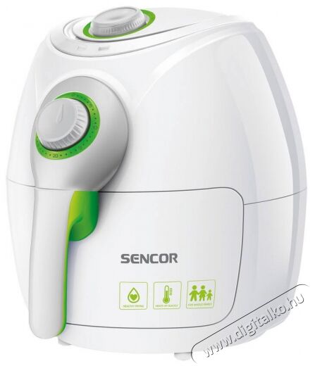 Sencor SFR 3220WH forrólevegős fritőz Konyhai termékek - Konyhai kisgép (sütés / főzés / hűtés / ételkészítés) - Légkeveréses főzőgép / elektromos kukta / multifunkciós sütő - 320685