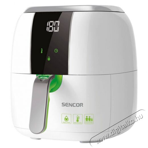 Sencor SFR 5320WH forrólevegős fritőz Konyhai termékek - Konyhai kisgép (sütés / főzés / hűtés / ételkészítés) - Légkeveréses főzőgép / elektromos kukta / multifunkciós sütő - 320436