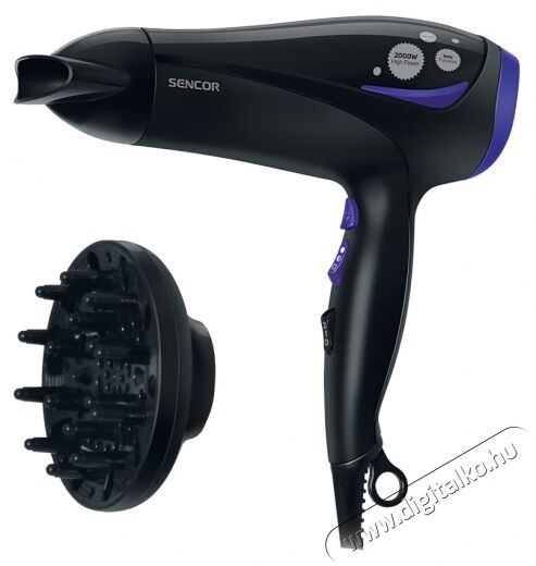 Sencor SHD 108VT Hajszárító - lila/fekete Szépségápolás / Egészség - Hajápolás - Hajszárító - 260803