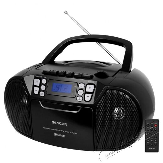 Sencor SPT 3907B CD/BT rádiómagnó Audio-Video / Hifi / Multimédia - Hordozható CD / DVD / Multimédia készülék - Hordozható CD / Multimédia rádiómagnó / Boombox - 346062