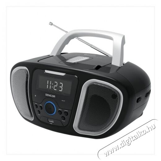 Sencor SPT 3800 Fm rádiós magnó Audio-Video / Hifi / Multimédia - Hordozható CD / DVD / Multimédia készülék - Hordozható CD / Multimédia rádiómagnó / Boombox - 340574