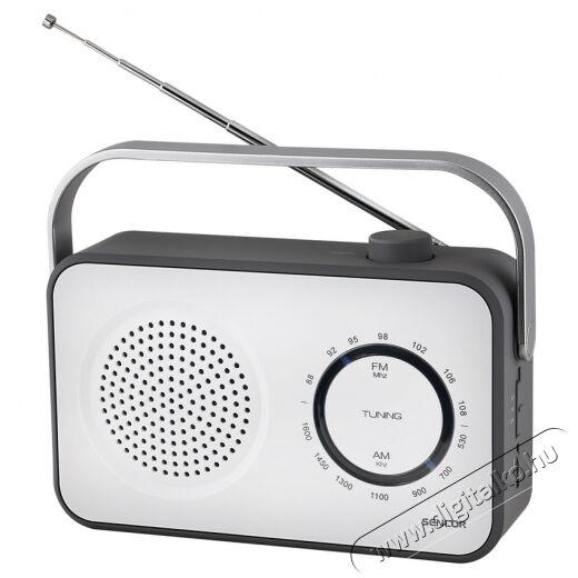 Sencor SRD 2100W Táskarádió Audio-Video / Hifi / Multimédia - Rádió / órás rádió - Hordozható, zseb-, táska rádió - 346068