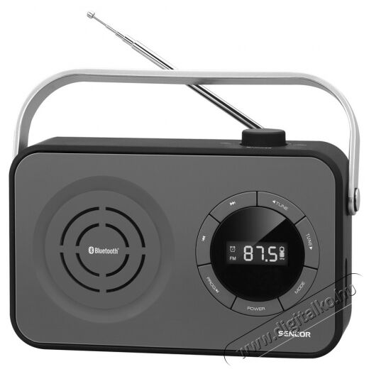 Sencor SRD 3200B PLL FM táskarádió - fekete Audio-Video / Hifi / Multimédia - Rádió / órás rádió - Hordozható, zseb-, táska rádió - 346069