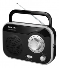Sencor SRD 210 BS Hordozható rádiókészülék - fekete/ezüst Audio-Video / Hifi / Multimédia - Rádió / órás rádió - Hordozható, zseb-, táska rádió - 275564