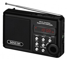 Sencor SRD 215 B Zsebrádió Audio-Video / Hifi / Multimédia - Rádió / órás rádió - Hordozható, zseb-, táska rádió - 275561