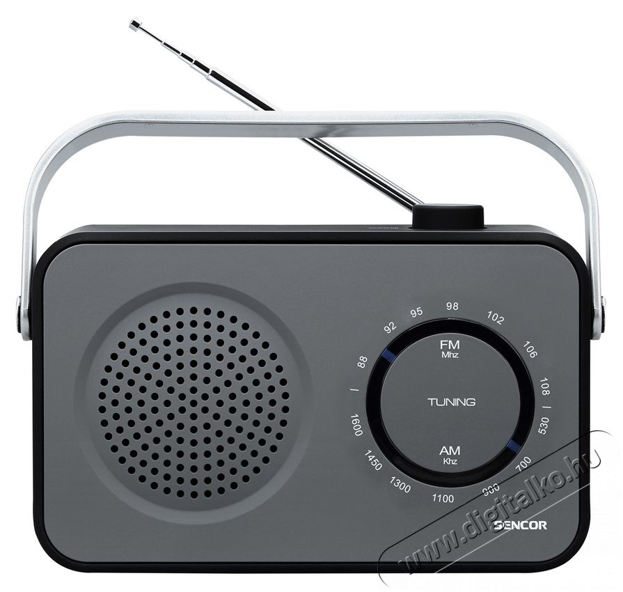 Sencor SRD 2100 B FM/AM Táskarádió - fekete Audio-Video / Hifi / Multimédia - Rádió / órás rádió - Hordozható, zseb-, táska rádió - 346067