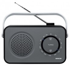 Sencor SRD 2100 B FM/AM Táskarádió - fekete Audio-Video / Hifi / Multimédia - Rádió / órás rádió - Hordozható, zseb-, táska rádió - 346067