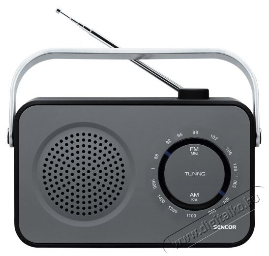 Sencor SRD 2100 B FM/AM Táskarádió - fekete Audio-Video / Hifi / Multimédia - Rádió / órás rádió - Hordozható, zseb-, táska rádió - 346067