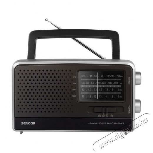 Sencor SRD 2806 táskarádió Audio-Video / Hifi / Multimédia - Rádió / órás rádió - Hordozható, zseb-, táska rádió - 352033