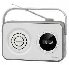 Sencor SRD 3200 hordozható PLL FM rádiókészülék - fehér Audio-Video / Hifi / Multimédia - Rádió / órás rádió - Hordozható, zseb-, táska rádió - 346070