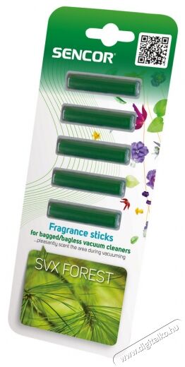 Sencor SVX FOREST Illatosító rudak porzsákos/porzsák nélküli porszívóhoz (erdei illat) Háztartás / Otthon / Kültér - Porszívó / takarítógép - Egyéb kiegészítő - 270397