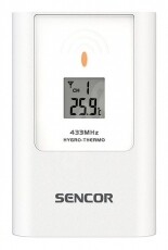 Sencor SWS TH8400 vezeték nélküli érzékelő időjárás állomáshoz Háztartás / Otthon / Kültér - Lakásfelszerelés - Időjárás állomás kiegészítő - 352059