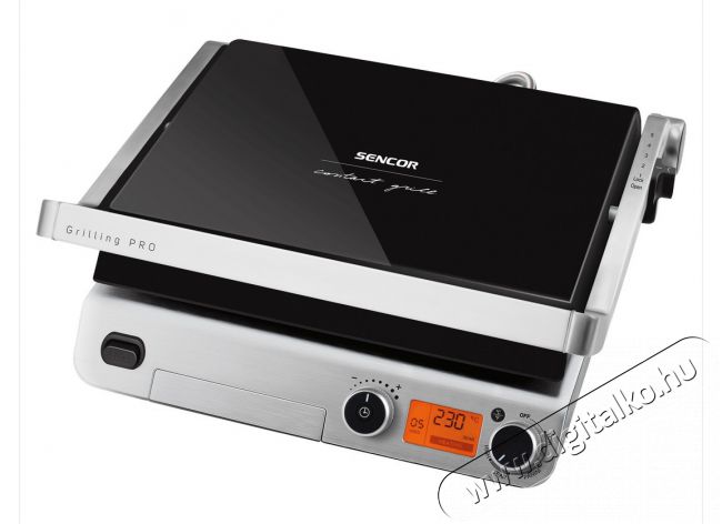 Sencor SBG 6650BK digitális kontakgrill - fekete Konyhai termékek - Konyhai kisgép (sütés / főzés / hűtés / ételkészítés) - Kontakt grill sütő / sütőlap - 345993
