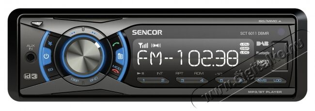 Sencor SCT 6011BMR autórádió fejegység Autóhifi / Autó felszerelés - Autórádió fejegység - Autórádió fejegység - 318360