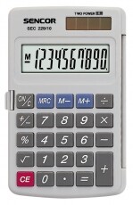 Sencor SEC 229/10 Számológép Iroda és számítástechnika - Számológép - Zsebszámológép - 261058