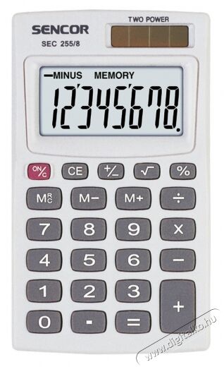 Sencor SEC 255/8 Számológép Iroda és számítástechnika - Számológép - Zsebszámológép - 261056
