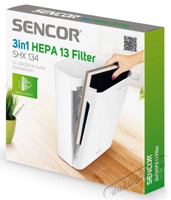 Sencor SHX 134 HEPA 13 filter SHA 8400WH Szépségápolás / Egészség - Légtisztító / párásító / párátlanító - Kiegészítő - 364611