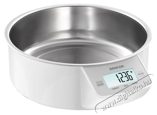 Sencor SKS 4030WH Konyhai mérleg - acél/fehér Konyhai termékek - Konyhai mérleg - 260869